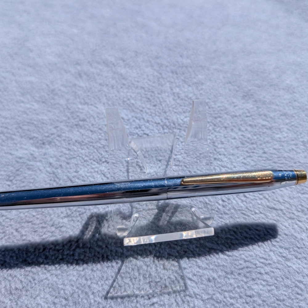 Cross Classic Ballpoint Pen in Silver and Gold